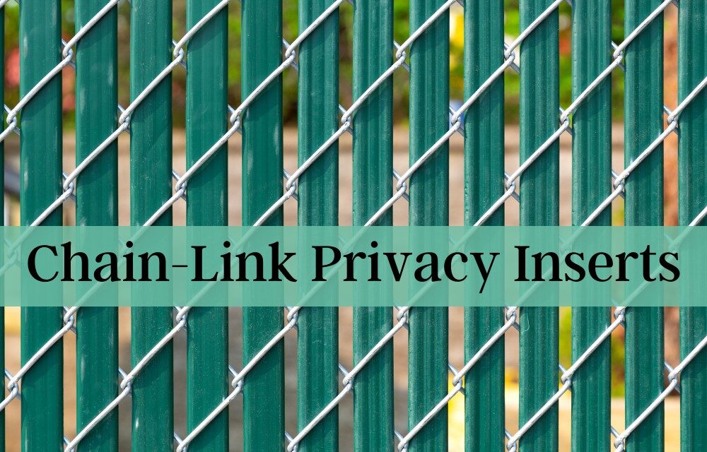 12 Workable And Appealing Chain-Link Privacy Fence Ideas
